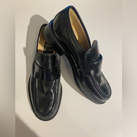 Shoes . Black Patent Leather. Size 7 - 7.5 - Picture 1 of 5